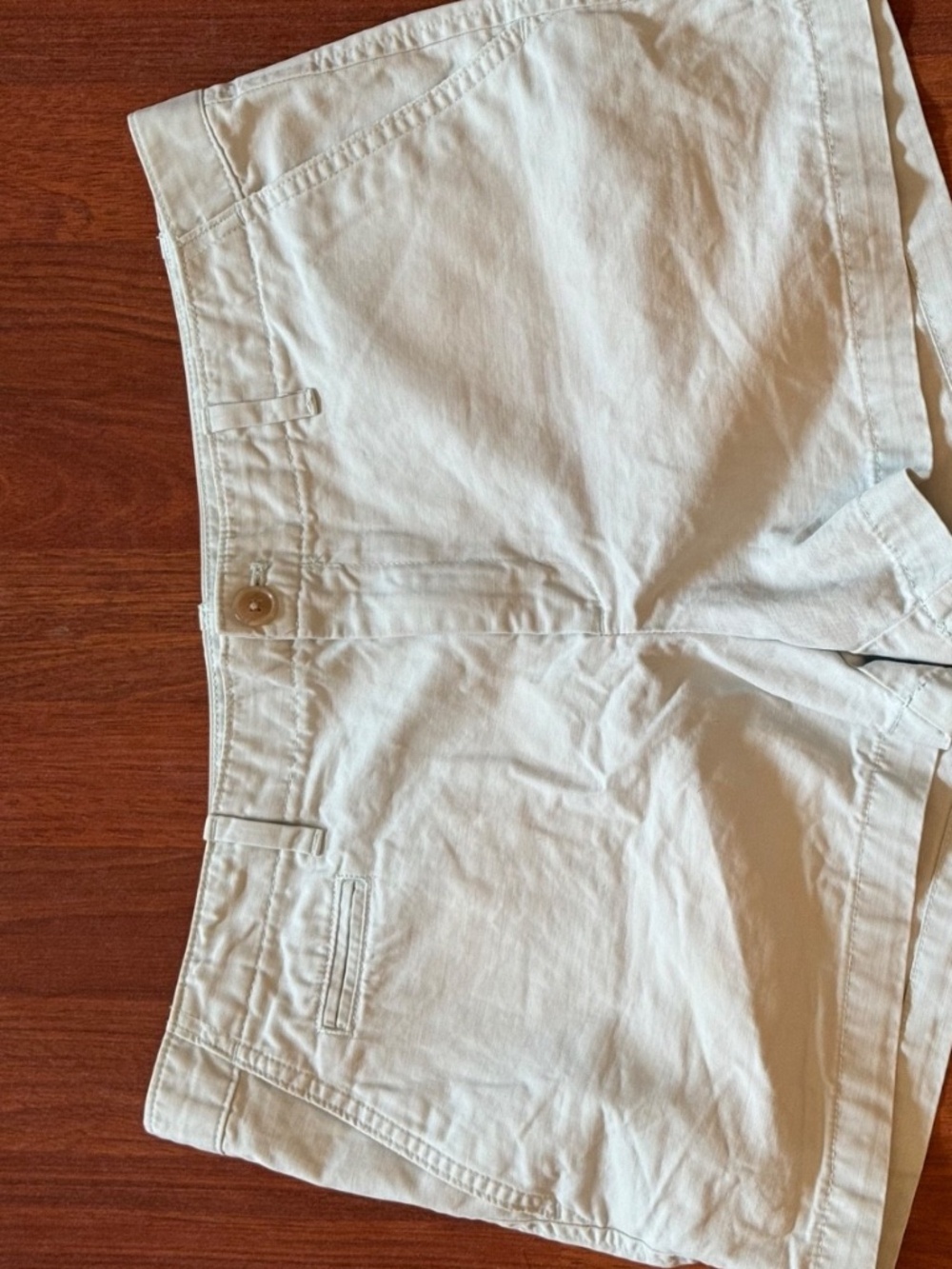 GAP Summer Short Women Sz 10 Pacific Mist Blue Cotton Mid Rise 3” Inseam EUC